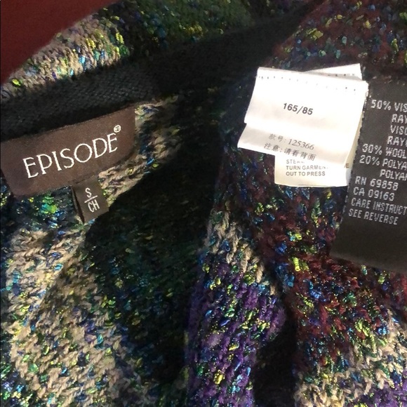 Episode Sweater /Cardigan Sz S - Picture 7 of 7